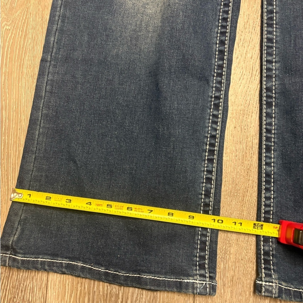 Telepatía Dark Blue wide-leg Jeans - Picture 2 of 9